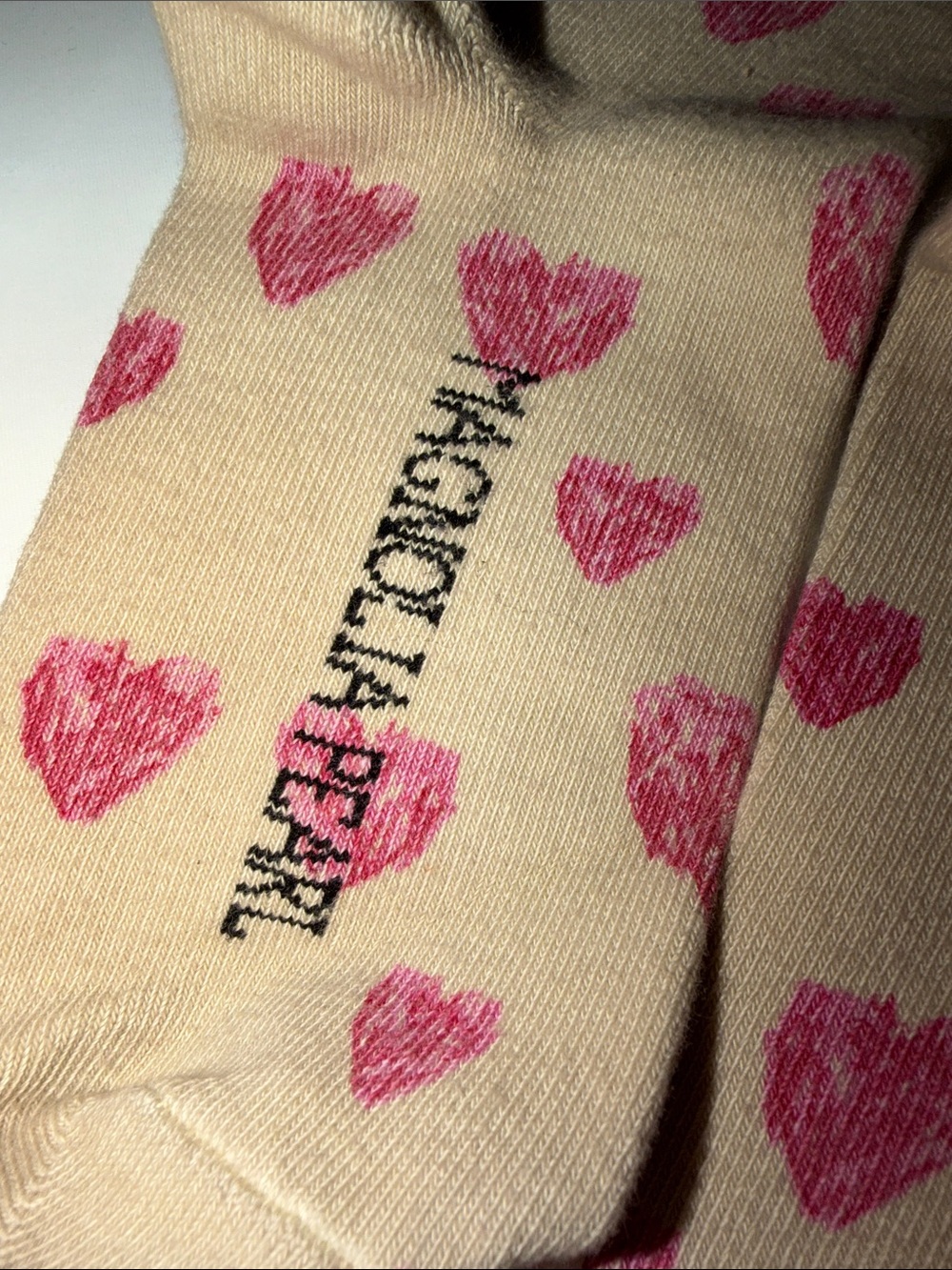 Magnolia Pearl Cotton Heart Socks, NWT - Picture 7 of 10